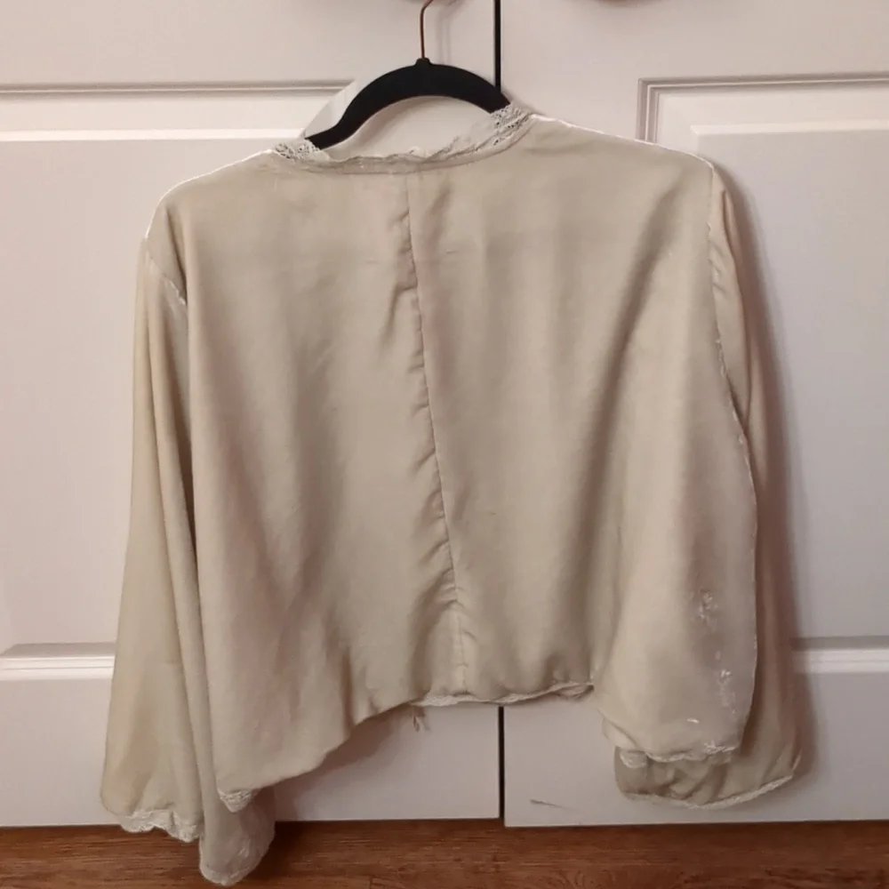 Free people Velvet shirt